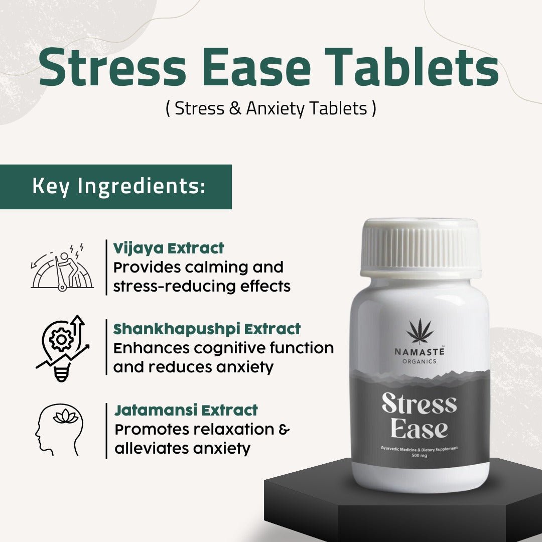Stress Ease Tablets - Namaste Organics